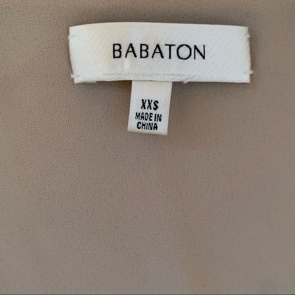 Aritzia Babaton Taupe Murphy Sleeveless Blouse - Picture 5 of 5